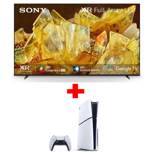 شاشة سوني 65-انج فئة X90L - سمارت - 4K - LED + سوني بلي ستيشن 5 سلم - 1 تيرابايت