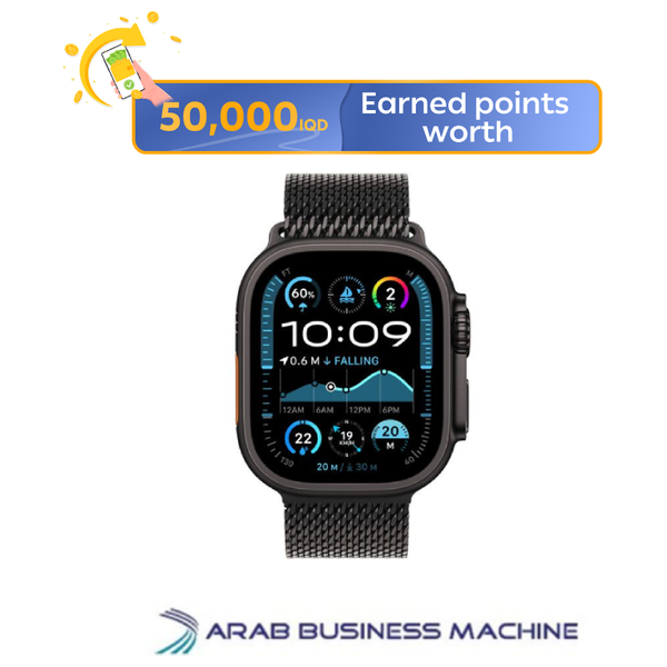  Apple Watch Ultra 2 2024 GPS + Cellular - 49mm - Titanium Case with Titanium Milanese Loop 