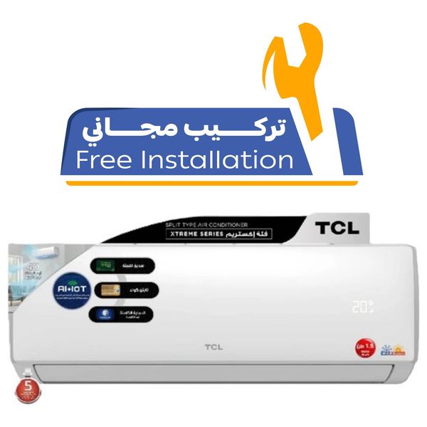  TCL TAC-18CHSA/XE - 1.5 Ton - Wall Mounted Split - White - Free Installation 
