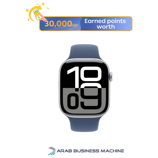 Apple Watch Series 10 - 46 mm - Aluminium Cas with Sport Band - M/L