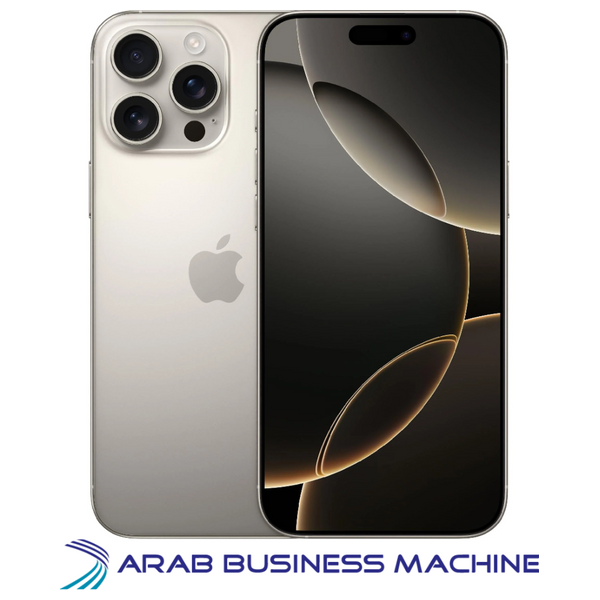 ابل ايفون 16 برو - 6.3 انج - شريحة A18 برو - ذكاء ابل الصناعي - تصميم تيتانيوم - زر تحكم بالكاميرا