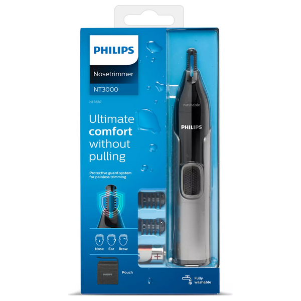 Philips NT3650 - Ear&Nose Trimmer - Grey