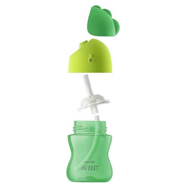  كوب تدريب للأطفال فيليبس أفنت مع مصاصة - 300 مل - اخضر 