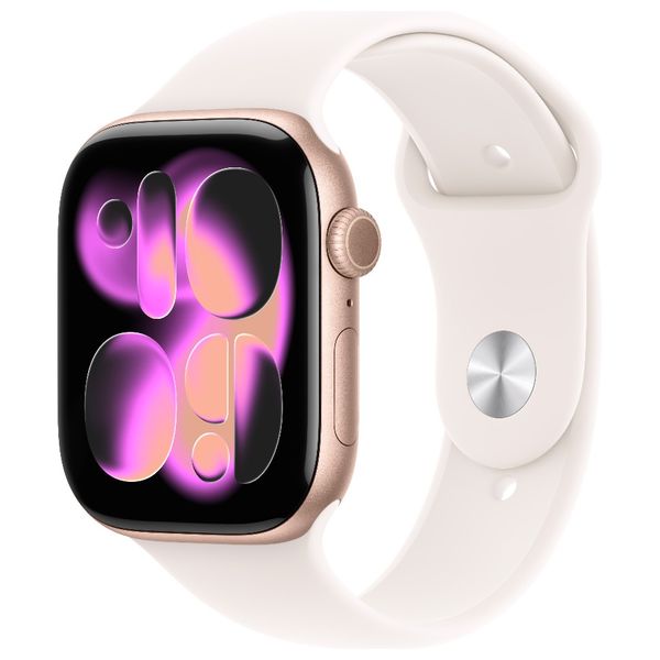Apple Watch Series 11 42mm GPS Aluminum - Sport Band - Up to 24 Hours Battery Life - S10 Chip - On-Device Siri - Pre-Order