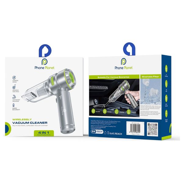  Phone Planet PP-VC01-GN - Handheld Vacuum Cleaner - Green 