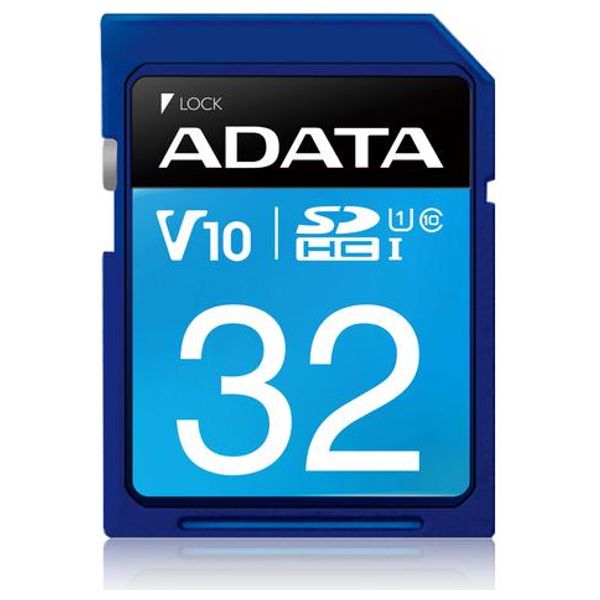 ADATA Premier Memory Card SDA 3.0 - 32GB - SD Card - Blue