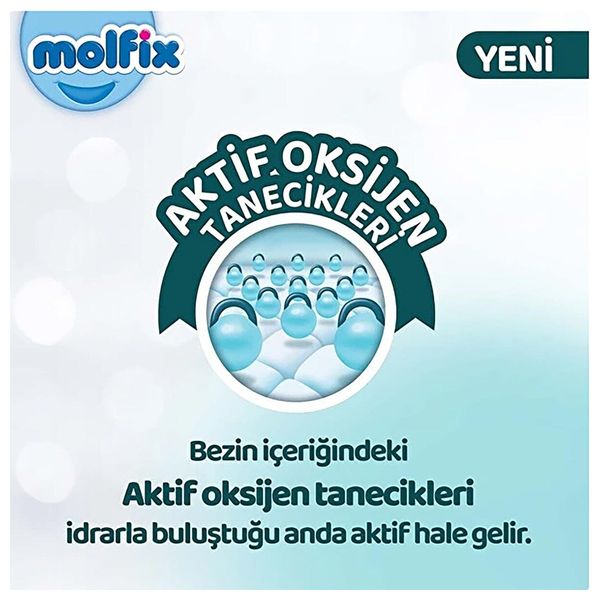  Molfix Premium Diapers for Babies - Size 3 - 60 Pieces 