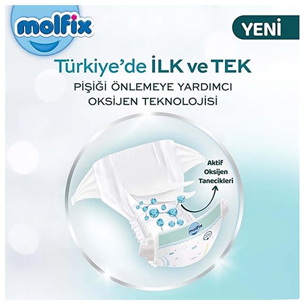 Molfix Premium Ultra Diapers for Babies - Size 5 - 66 Pieces