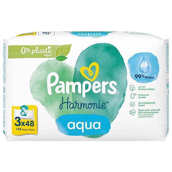  مناديل بريما أكوا بيور المبللة - 144 منديل 