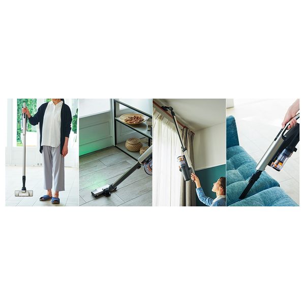 Hitachi PV-XL2K - Rechargeable Bagless Vacuum Cleaner - Champagne Gold
