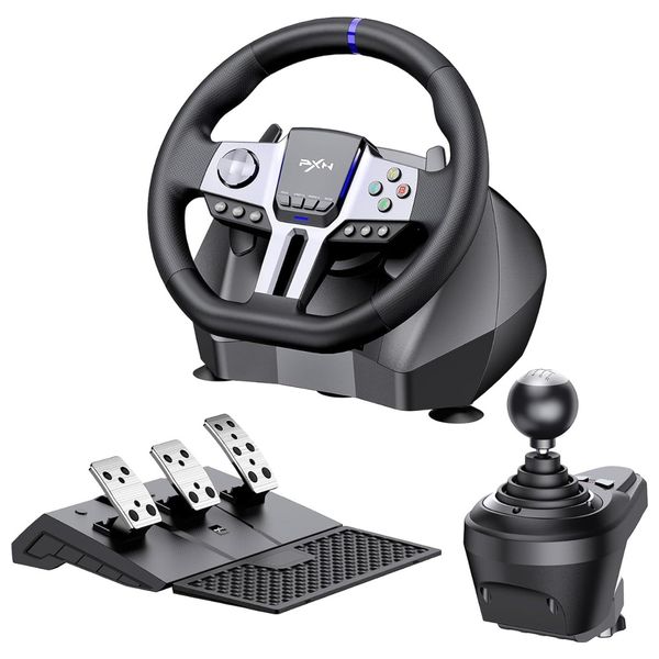 PXN V9 Gen2 - Gaming Racing Wheel - Black