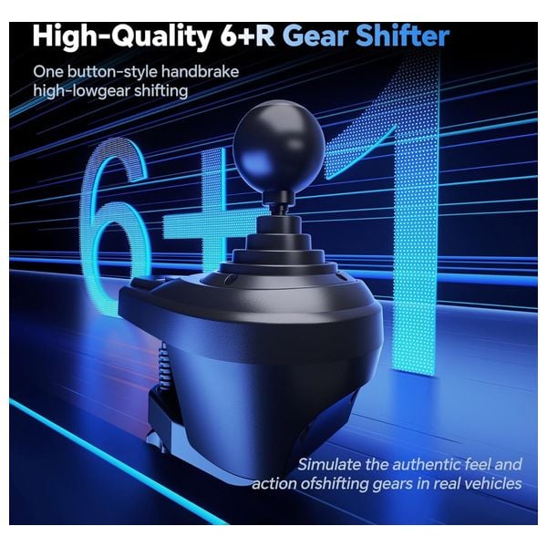 PXN V9 Gen2 - Gaming Racing Wheel - Black