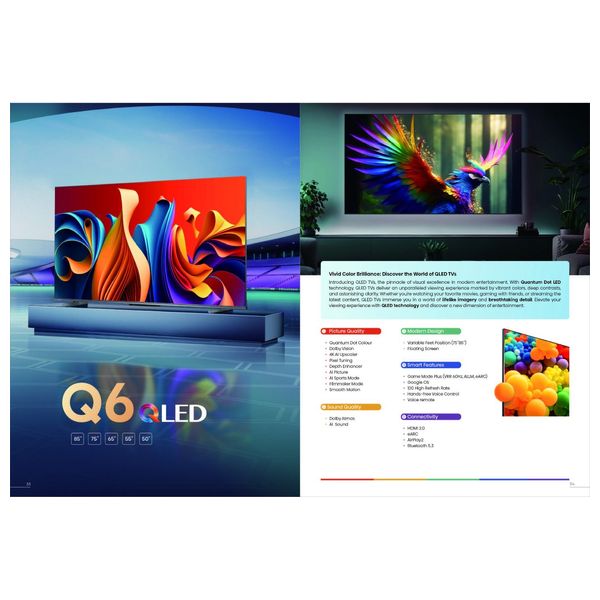  Hisense 65 -Inch Q6GN Series - Smart - 4K - QLED - 60Hz 