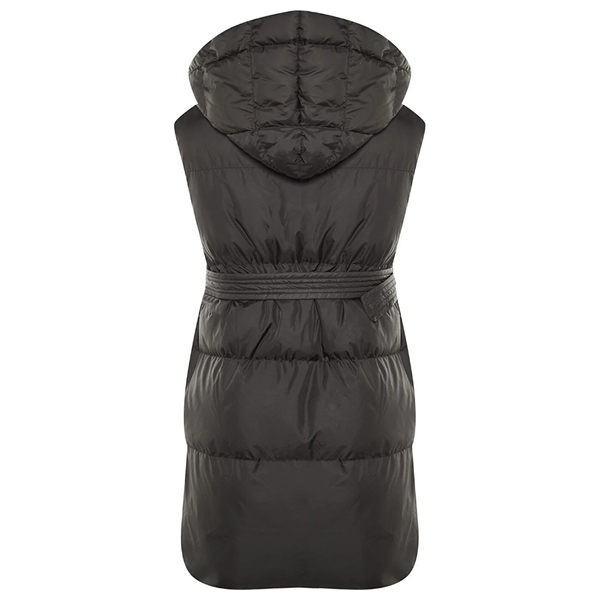 Trendyolmilla Hooded Belted Water Repellent Inflatable Vest  - Black 