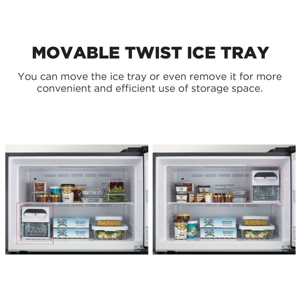  Hitachi RV765BSL - 25ft - Conventional Refrigerator - Inox 