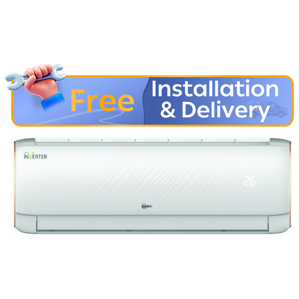  Elryan S241DHI - 2 Ton - Wall Mounted Split - Inverter - White - Free Installation 
