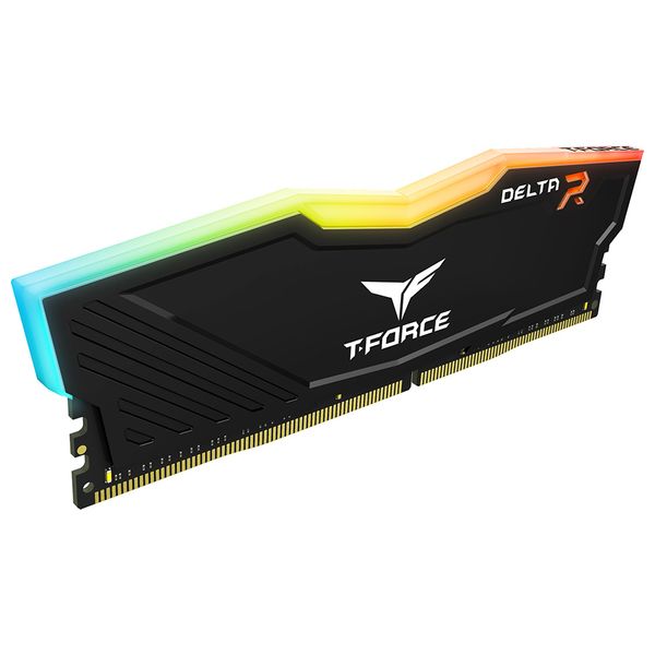  TEAMGROUP CL18 T-Force Delta RGB DDR4 Desktop Ram - 64GB (32x2GB) 3600 Mhz - Black 