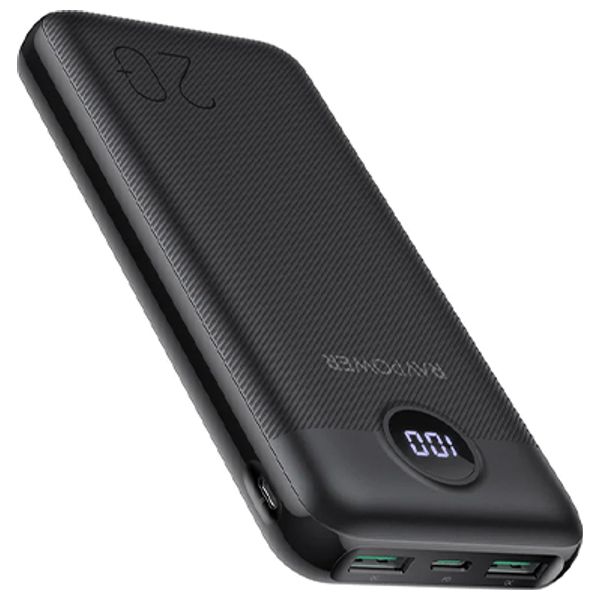  شاحن محمول راف بور - PB-1205 - 20000mah - اسود 
