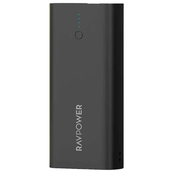 شاحن محمول لاسلكي راف بور - PB243 - 10000mah - اسود