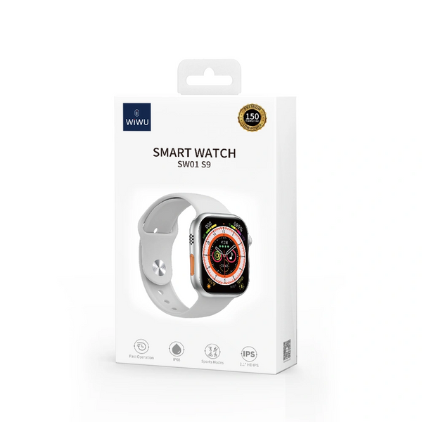 WIWU SW01 S9 Smart Watch  - Silver