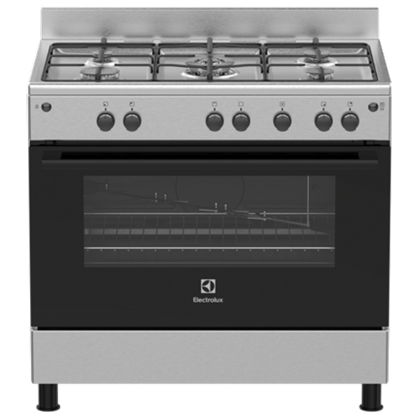 Electrolux EKG9010Z9X - 5 Burners - Gas Cooker - Stainless steel