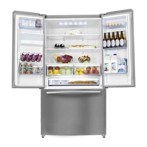 Hisense RF697N4ZS1 - 25ft - French Door Refrigerator - Stainless Steel