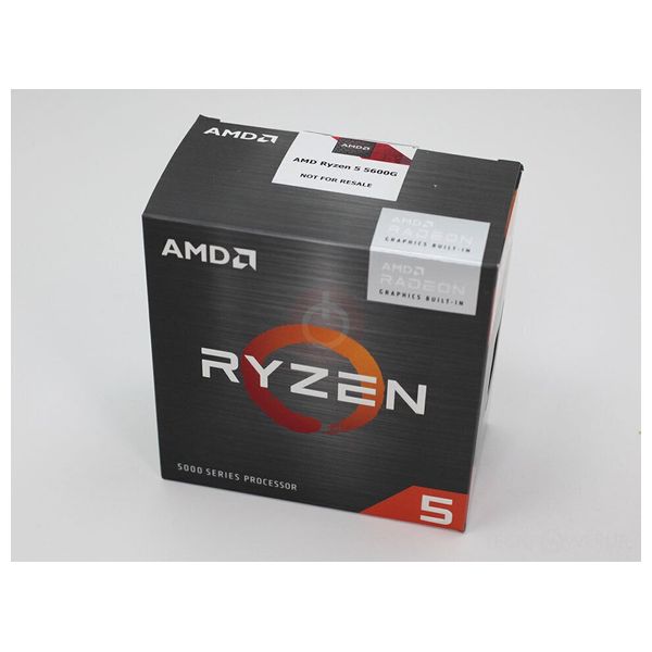  معالج AMD Ryzen 5 5600G مع العلبة - سداسي النواة - 12 خيط - مقبس AM4 - سرعة اساسية 3.9 كيكاهيرتز - 65 واط 