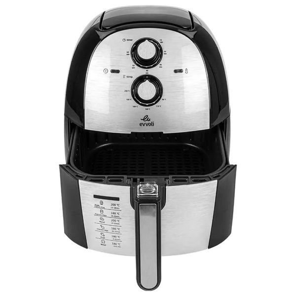  Evvoli EVKA-AF5501B - Multifunction Air Fryer - 1700 W - 5.5 L - Black/Grey 