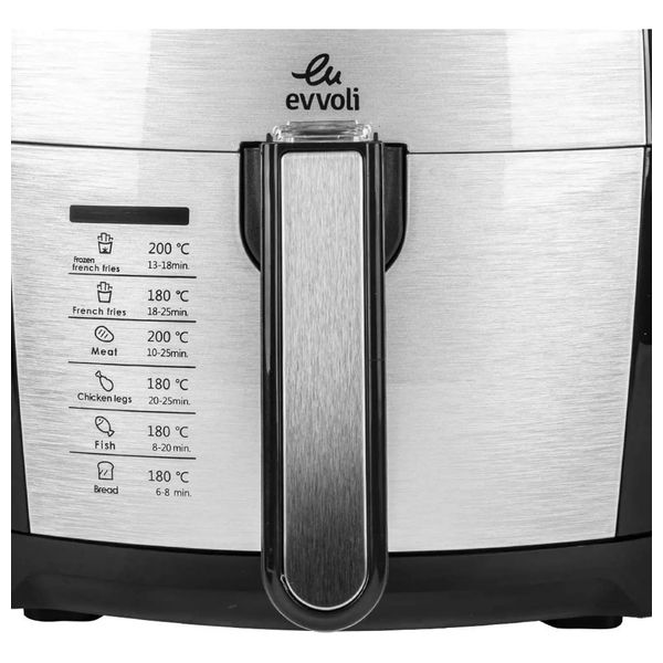  Evvoli EVKA-AF5501B - Multifunction Air Fryer - 1700 W - 5.5 L - Black/Grey 