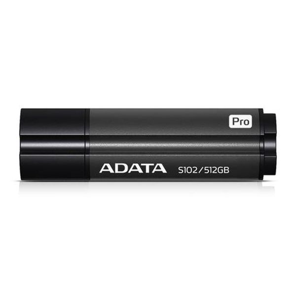 ADATA S102 Pro USB 3.2 - 512GB - USB Flash Drive - Black