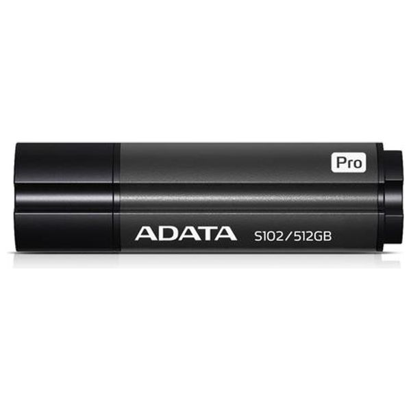 ADATA S102 Pro USB 3.2 - 512GB - USB Flash Drive - Black