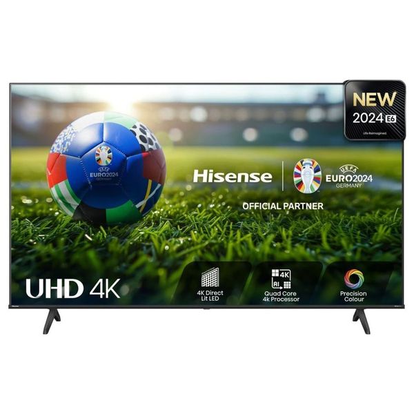 Hisense 43-Inch A61N Series - Smart - 4K - LED - 60Hz - 2024 Model