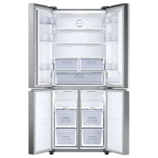 Elryan Samsung RF50K5920SL 18ft French Door Refrigerator Silver