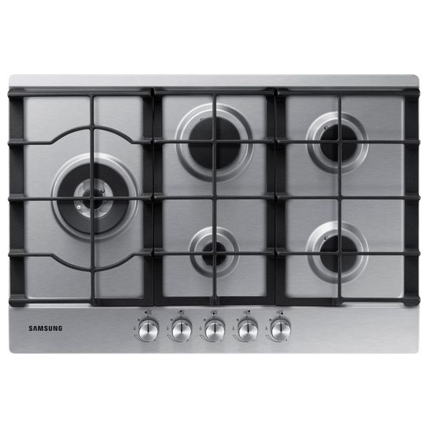 Samsung NA75J3030AS/ET - 5 Burners - Built-In Gas Cooker - Stainless Steel