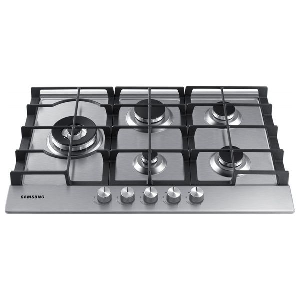 Samsung NA75J3030AS/ET - 5 Burners - Built-In Gas Cooker - Stainless Steel