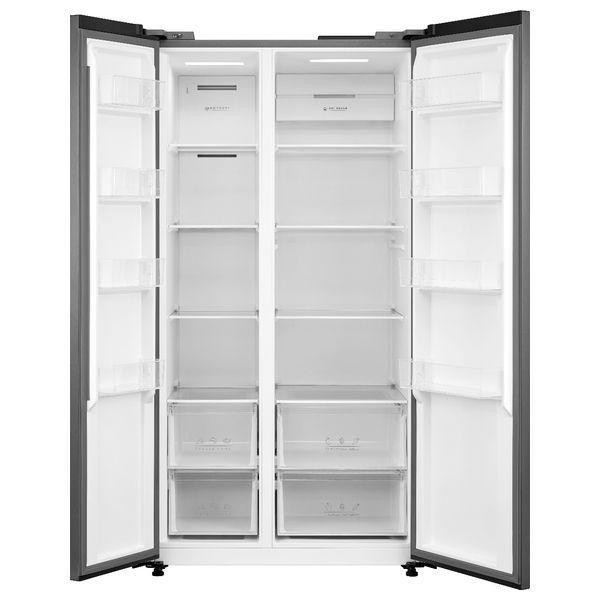  Elryan SBS769ASE - 23ft - Side By Side Refrigerator - Silver 