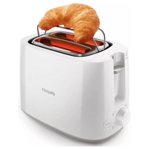 Philips HD2581 - Toaster - White