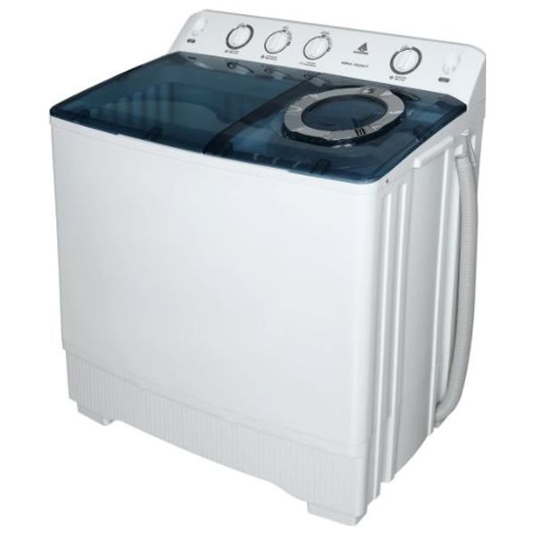 Alhafidh WMHA-1850WTT - 18Kg - Twin Tub Washing Machine - White