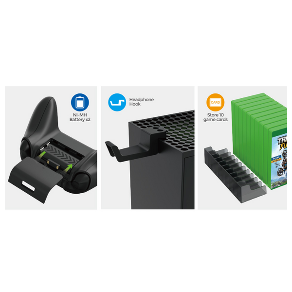Dobe TYX-1622 Multifunctional Charging Dock - Black