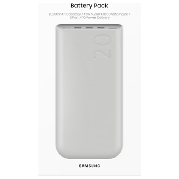  Samsung - 20000mah 45W P4520 - Power Bank - Beige 