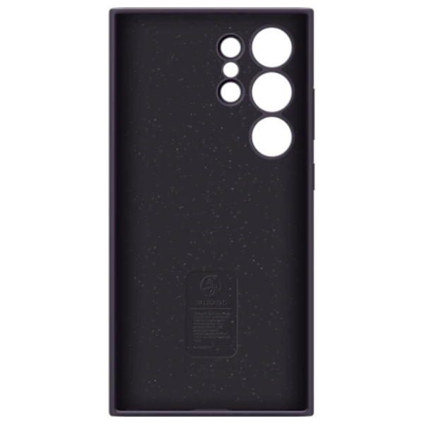  Samsung Silicone Case - Mobile Cover For Galaxy S24 Ultra - Dark Violet 