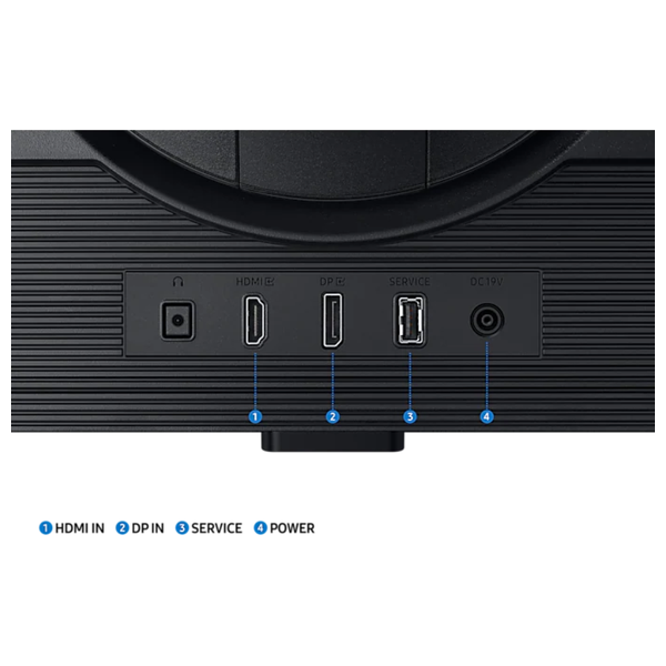 شاشة حاسبة سامسونج 27-انج فئة G50D - سرعة الاستجابة 1 ملي ثانية - 180 هيرتز - 2K