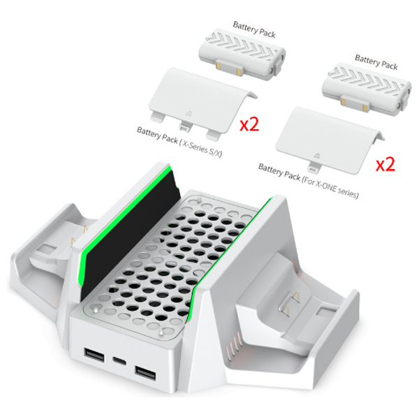 Dobe TYX-0663 Multlfunctiona Cooling Stand - White