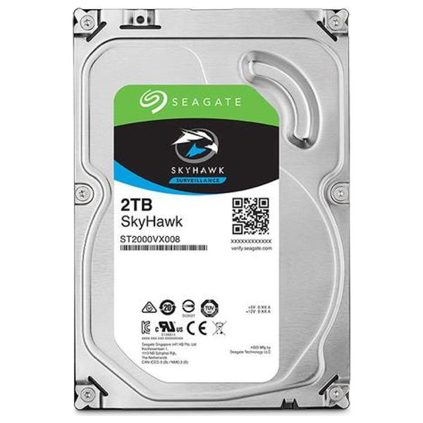 Seagate SkyHawk 3.5" - 2TB - Internal HDD Hard Drive - Steel