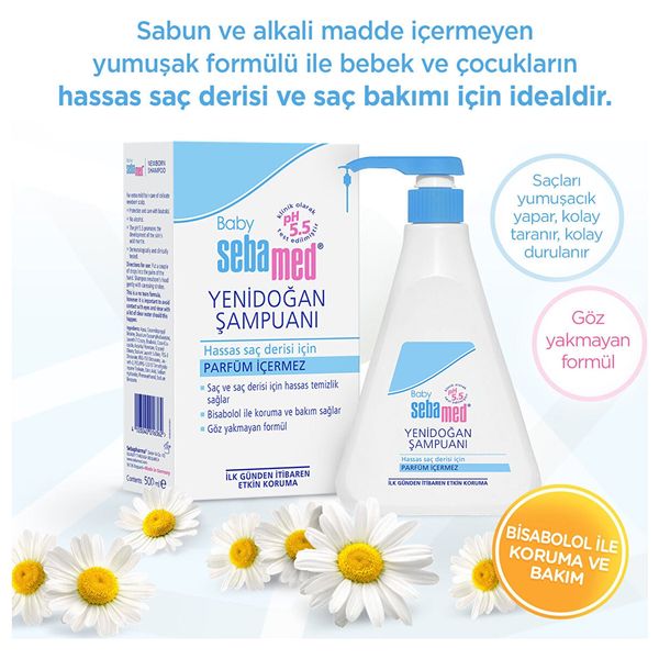  Sebamed Baby Newborn Shampoo - 500 ml 