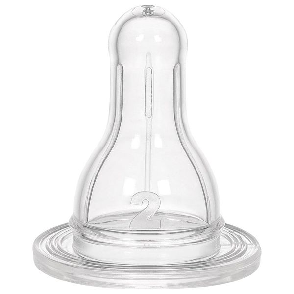  حلمة زجاجة سيليكون للأطفال 6-18 شهر من وي بيبي - تدعم النمو الفموي الصحيح 