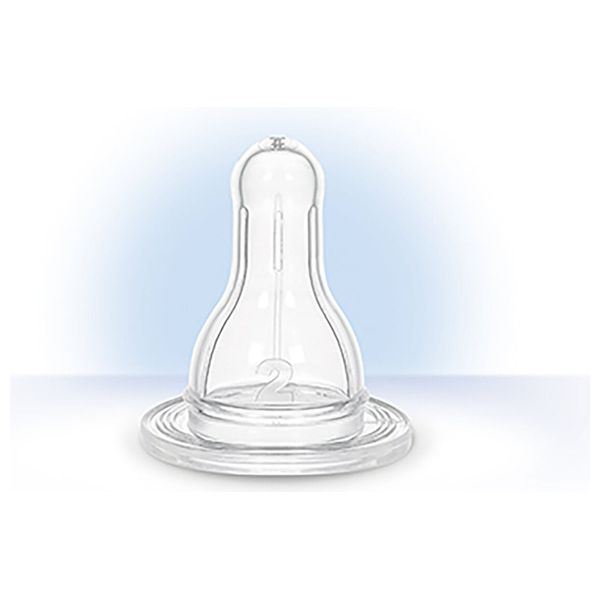 حلمة زجاجة سيليكون للأطفال 6-18 شهر من وي بيبي - تدعم النمو الفموي الصحيح 