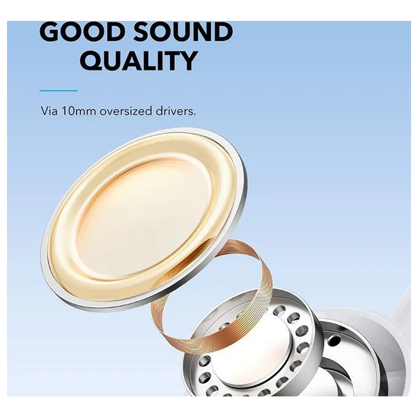 سماعة بلوتوث داخل الاذن انكر - A3991H21 - ابيض