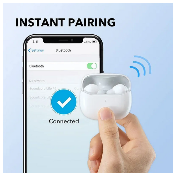 سماعة بلوتوث داخل الاذن انكر - A3991H21 - ابيض