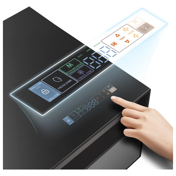  Alhafidh ST21 - Multifunction Smart Table Refrigerator - Silver 